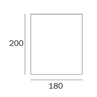 Inda tenda in PVC con 11 ganci, tinta unita A00152QB