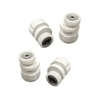 Set 4 scorrevoli completi bianco - Ruote gruppo di scorrimento box doccia RIC841L01