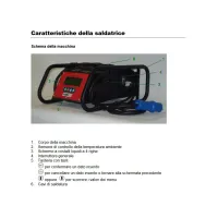 Saldatrice manuale d. 20 ÷ ø315 mm 230V 00E8500