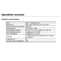 Saldatrice manuale d. 20 ÷ ø315 mm 230V 00E8500