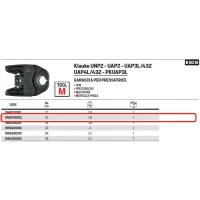 Ganascia ø15 mm per pressatrice Klauke UNP2 - UAP2 - UAP3L/432 - UAP4L/432 - PKUAP3L 196015000