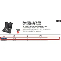 Valigia con catene ø 42÷54 + adattatore per Klauke UNP2 - UAP3L/332 - UAP4L/432 (ø 42÷54 mm) 196042054KF