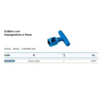 Calibro con impugnatura e fresa d. 25x2,5 - 26x3 - PEXAL - MIXAL - THERMOLINE VS0105019