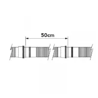 Tubo scarico condensa Ø 20 doppio rivestimento - Manicotti Ø 18/20 - Rotolo da 20 metri 11126345