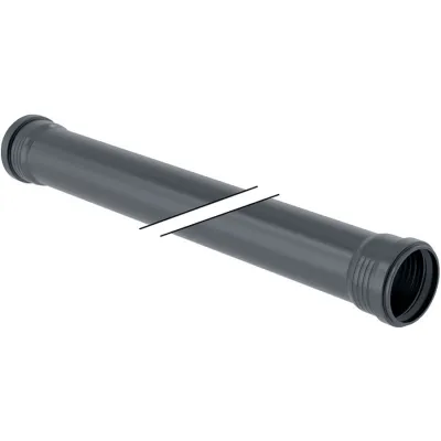 Geberit Silent-Pro tubo a 2 bicchieri ø50 mm L. 2000 mm 393.210.14.1