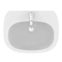 Ideal Standard Tesi lavabo L.65 cm monoforo, con troppopieno, colore bianco T351301