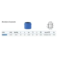 Triplus bicchiere di aumento in PP ad innesto ø50 x 40 mm VS0650791