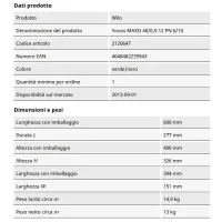 Yonos MAXO 40/0,5-12 PN 6/10 interasse 250 mm Circolatore standard singolo a rotore bagnato con attacchi flangiati 2120647