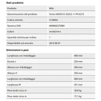 Yonos MAXO-D 32/0,5-11 PN 6/10 interasse 220 mm DN 32 Circolatore standard gemellare a rotore bagnato con attacchi flangiati 2120663