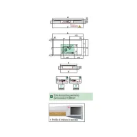 Olympic plus piatto doccia acrilico 170x70 h4,5 piletta ø 90 bianco OL170704-30