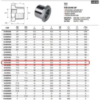 Riduzione M/F ø1"1/4M x 1"F inox 316 141114100