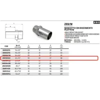 Manicotto con inserimento filetto M ø22x1/2"M inox 316L a pressare 269102122