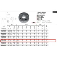 Flangia piana PN6 DN150 ø6" 410150006I