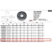 Flangia piana PN6 DN250 ø10" 410250006I