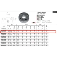 Flangia piana PN6 DN40 ø1"1/2 410040006I