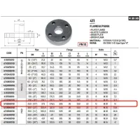 Flangia piana PN10 DN250 ø10" 411250010