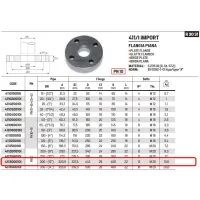 Flangia piana PN10 DN300 ø12" 411300010I