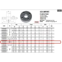 Flangia piana PN16 DN100 ø4" 411100010I