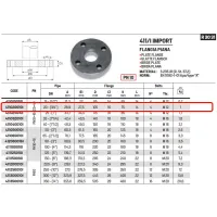 Flangia piana PN40 DN20 ø3/4" 411020010I