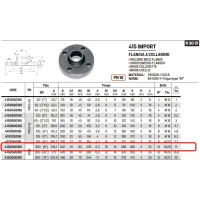 Flangia a collarino PN10 DN200 ø8" 415200016I