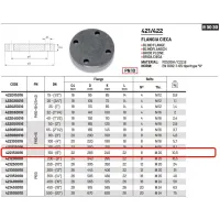 Flangia cieca PN16 DN150 ø6" 422150016