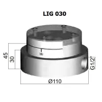 Light base per fissaggio a pavimento per art. 031-032 LIG030