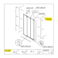 Sacchetto viti fissaggio a muro per Open Suite RIC880