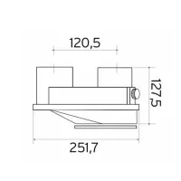 Vaillant Sdoppiatore 80/80 mm per turboMAG plus 0020207070