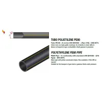 Tubo in polietilene PE80 per gas ø90 mm 3" PN5 - Rotolo da 50 metri (prezzo al metro - acquisto minimo di 50 metri o multipli) 12TS590R50