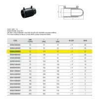 3006 Tappo ø32 fine linea PE100 - S5 Gas - PN 16 20°C elettrosaldabile 3006032000001