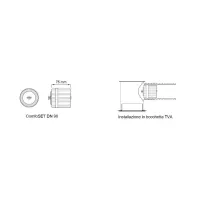 Comfoset 75 kit riduzione portata silenziato per CLD 990320026