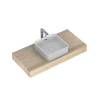 Ideal Standard Adapto mensola L.105 cm, in truciolare nobilitato, finitura legno miele U8408FF