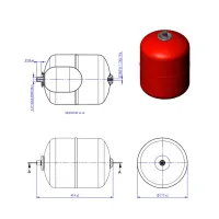 EXTRAVAREM LR CE vaso espansione per riscaldamento da 18 litri, attacco 3/4", pressione massima 6bar UR018231CS000000