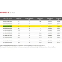 Vaso di espansione multifunzione MAXIVAREM LC CE a membrana sostituibile da 60 litri, con flangia avvitata UC060362S4000000