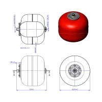 Autoclave a membrana sostituibile INTERVAREM LS CE da 24 litri per acqua sanitaria S2024361CS000000