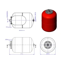 Autoclave a membrana sostituibile INTERVAREM LS CE da 25 litri per acqua sanitaria S2025361CS000000