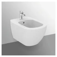 Ideal Standard Tesi bidet sospeso monoforo, con fissaggi nascosti, colore bianco seta finitura opaco T3552V1