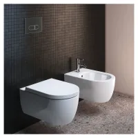 Ideal Standard Blend Curve bidet sospeso monoforo, con troppopieno, colore bianco finitura lucido T375001