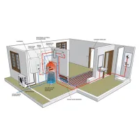 Mitsubishi HYDROBOX SMALL Modulo idronico pensile reversibile per riscaldamento, raffrescamento e produzione ACS ERSD-VM2D 414817