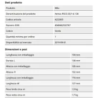 Pompa di ricircolo a rotore bagnato Wilo Atmos PICO 25/1-6 interasse 130 mm - G 1"1/2 4232693