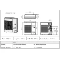 Immergas Magis Combo 9 V2 R32 pompa di calore ibrida reversibile per riscaldamento e produzione ACS 3.030613