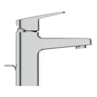 Ideal Standard Ceraplan miscelatore monocomando per lavabo, con scarico, con aeratore 5 l/min e fissaggi EasyFix, finitura cromo BD214AA