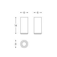 Logic portarotolo con coperchio inox lucido - Misura 130 x 135 x 70 mm WJC226A0059002