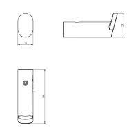 Appendino appendiabiti Micra cromato WJP047A3001001