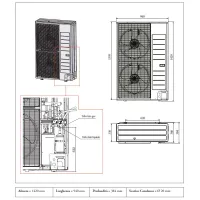 Immergas Magis Pro 12 V2 pompa di calore aria-acqua monofase inverter con unità motocondensante esterna e modulo idronico separato 3.030663