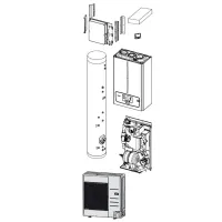 Immergas Trio Pack Hybrid 6 R32 pompa di calore ibrida da incasso o da interno 3.031710