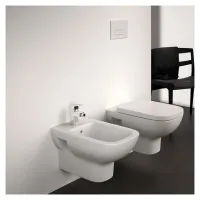 Ideal Standard I.LIFE A bidet sospeso monoforo, monoforo, con troppopieno, colore bianco finitura lucido T452401