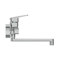 Ideal Standard Ceraplan miscelatore a parte per lavello, con sistema Eko, bocca girevole, finitura cromo BD340AA