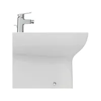 Ideal Standard I.LIFE A bidet a terra, a filo parete, universale, con troppopieno, monoforo, colore bianco finitura lucido T464101