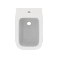 Ideal Standard I.LIFE A bidet a terra, a filo parete, universale, con troppopieno, monoforo, colore bianco finitura lucido T464101